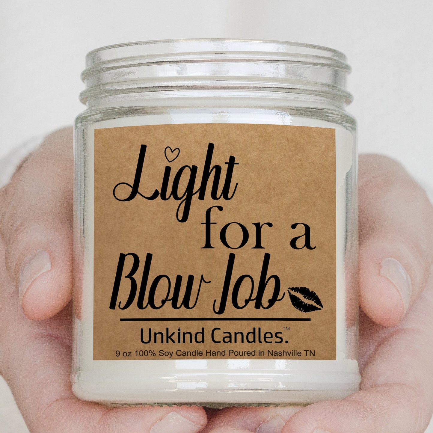 Valentines Day for him, Blow Job, Funny Soy Candle, Sexy gift for him, Birthday, Christmas, Adult Funny, Inappropriate, gag gift Anniversary