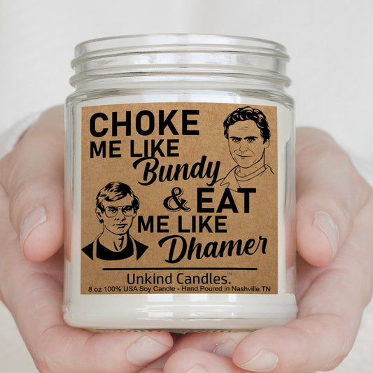Bundy and Dahmer, Funny Adult candle.