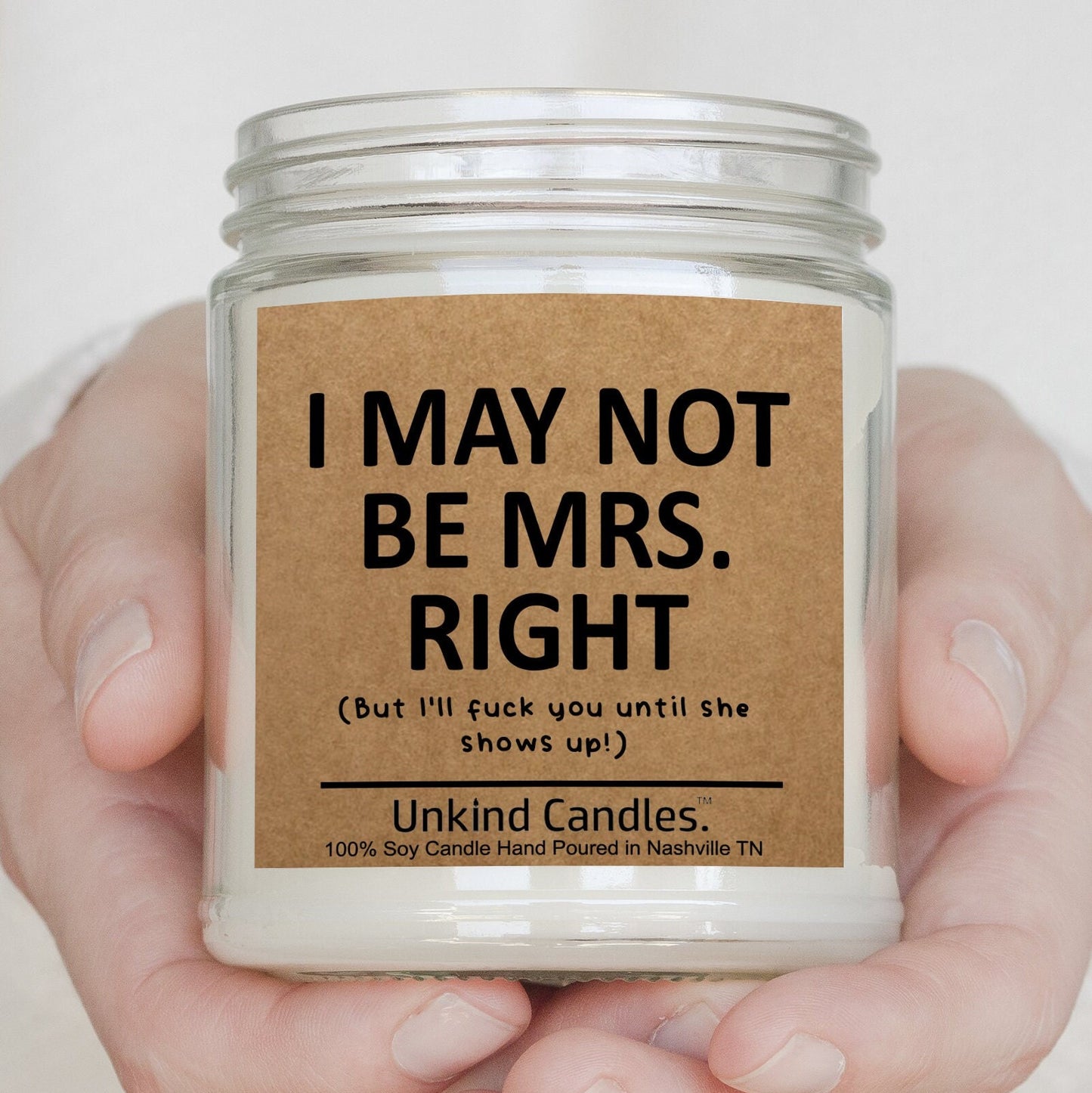 Friends with Benefits Funny Handmade Soy Candle