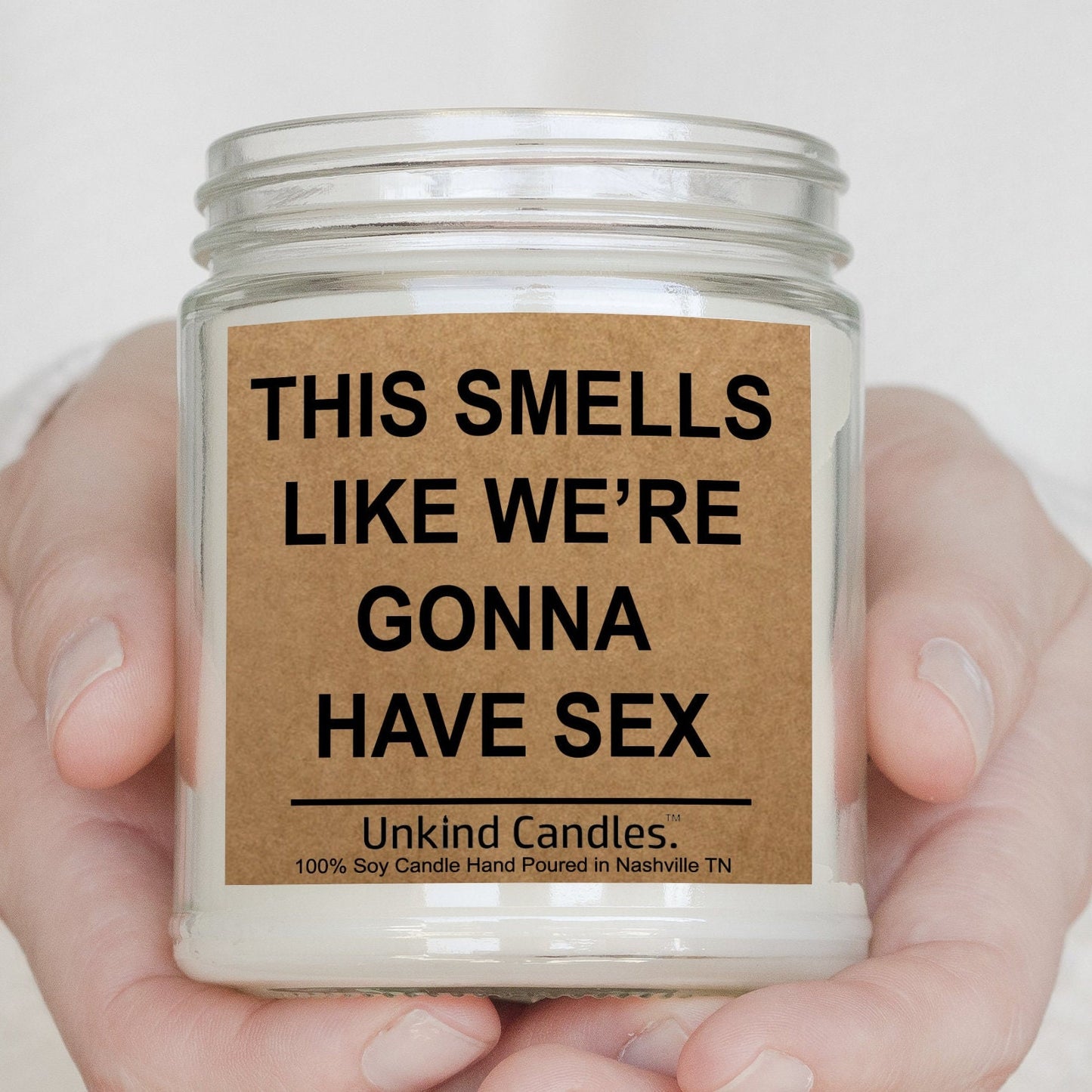 This smells like we are gonna have sex Funny Handmade Soy Candle. Sexy valentines Day gift, Gift for him, Anniversary gift for her, for wife