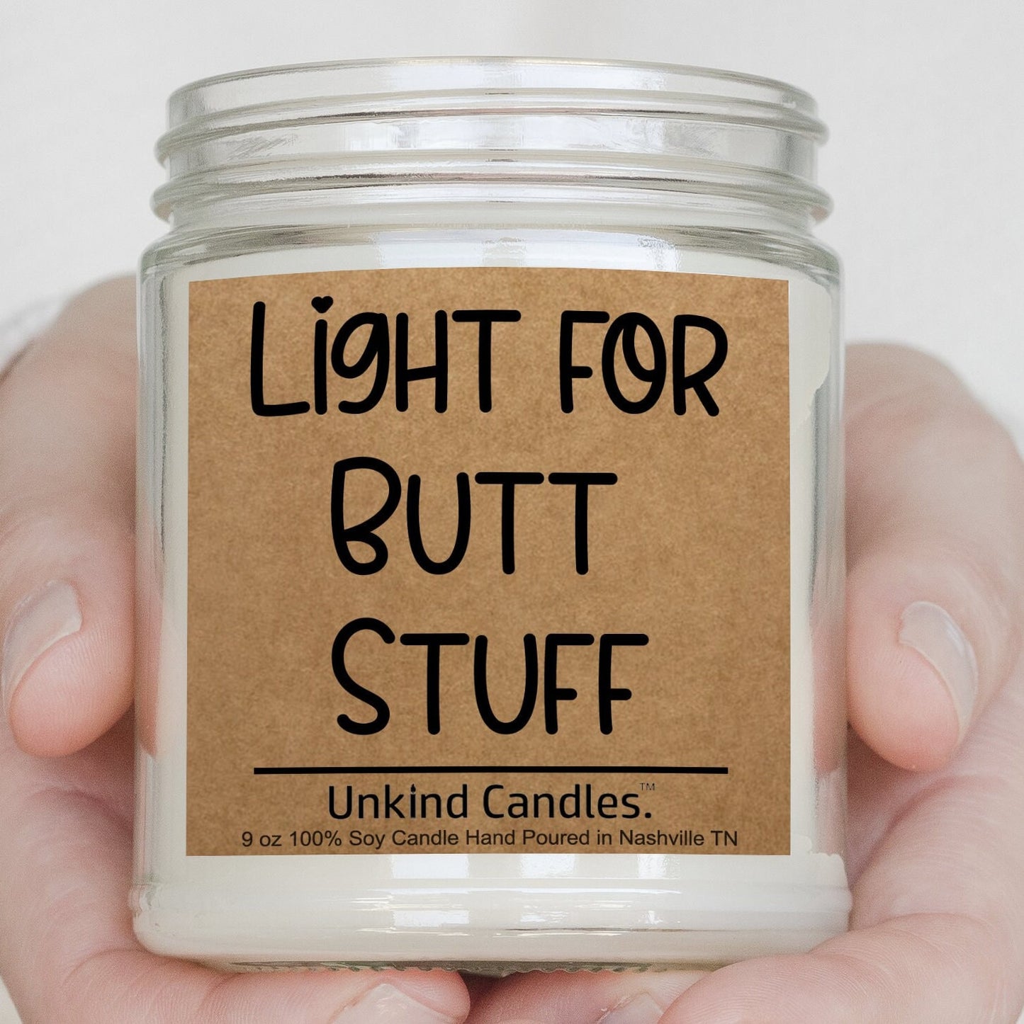 Light for Butt Stuff, Funny Handmade Soy Candle. Sexy gift, Gift for him, Anniversary gift, sexy naughty birthday for husband, boyfriend.