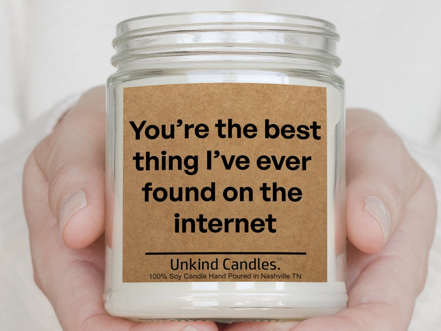Online Dating, Funny Handmade Soy Candle. Gift for him her, Anniversary birthday, tinder, bumble, hinge. relationship, long distance.